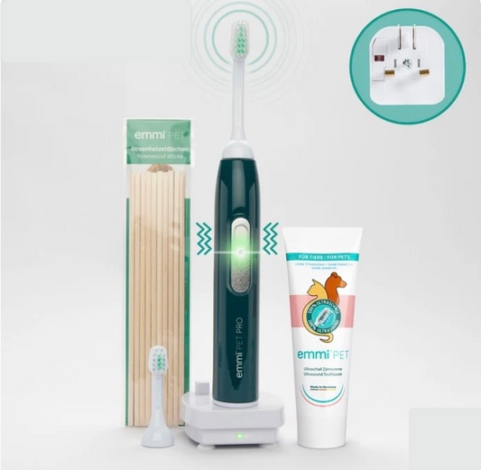 Emmi-pet PRO Ultrasonic Toothbrush – Professional Base Set UK